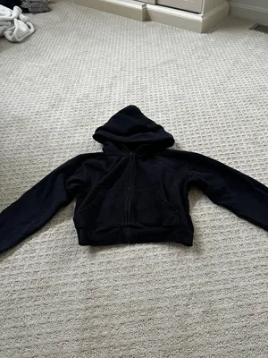 Aritzia TNA Cozy Fleece Perfect Shrunken Zip Hoodie thumbnail 4
