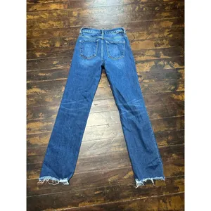 Risen distressed 26/3 straight leg boutique normcore jeans thumbnail 3
