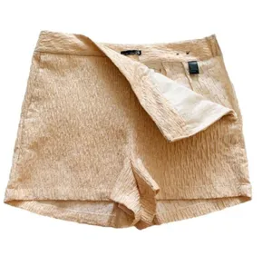 Express Shorts Peachy Pink Textured Dressy Pockets Side Zip Shorts Size 12R thumbnail 5
