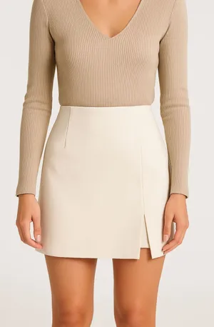 COTTON‎ ON Mini Skirt Off White Small thumbnail 1