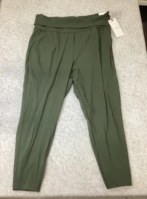 CALIA Inspire Foldover Relaxed Yoga Pant Ivy Green XXL WAX111 High Rise NWT thumbnail 1