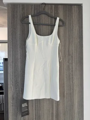 ASTR The Label White Mini Summer Dress thumbnail 3