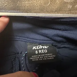 KUHL Woman’s Transcendr Zip Hiking Outdoors Skinny Pants Navy Size 8 Regular thumbnail 2