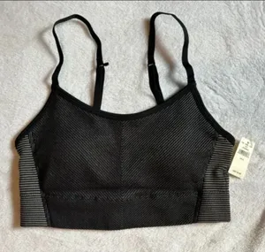 NWT Aerie Black sports bra / Bralette thumbnail 1