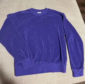TNA purple terry crewneck thumbnail 1