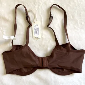 NWT Smoothez Unlined Mesh Bra thumbnail 2