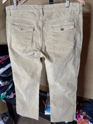 Vintage Polo Jeans Co. Ralph Lauren Beige Corduroy Pants 14 Short Bootcut thumbnail 5