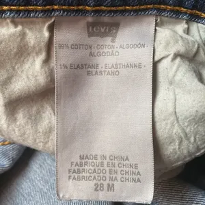 Levi’s Blue Slight Curve Straight Leg Jeans 6 28 thumbnail 4
