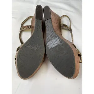 Anne Klein Women's Gold Shoes/Sandal/Wedge Heel 3.25" Size 7.5 SKU 3500 thumbnail 6