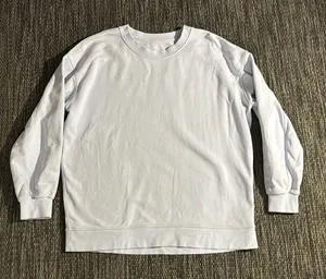 Lululemon Perfectly Oversized Crew Cotton Terry Pastel Blue Size 10 thumbnail 1