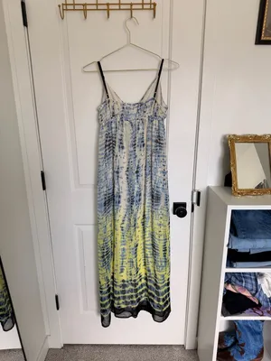 As You Wish Gypsy Siren Slip Tie-Dye Maxi Dress in Zest Reef Wash thumbnail 6