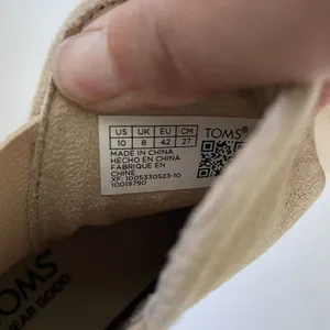 TOMS Fenix Platform Chelsea Shoes Ankle Booties Oatmeal Cream Tan Women's 10 thumbnail 9