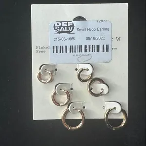 Small Hoop Earring Set 3 pc. Gold-a new day thumbnail 2
