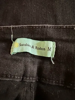 Pink Pistol Sunshine & Rodeo Black Fringe Shorts thumbnail 7