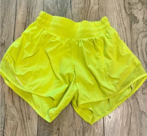 Lululemon Shorts Hotty Hot 4" 2 Neon thumbnail 1