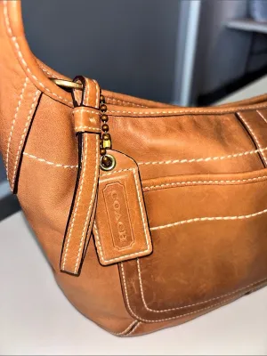 Vintage Coach Ergo Leather Hobo Bag thumbnail 4