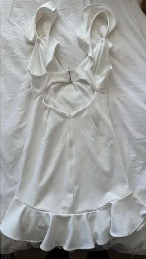 Selfie Leslie White Dress Mini thumbnail 4