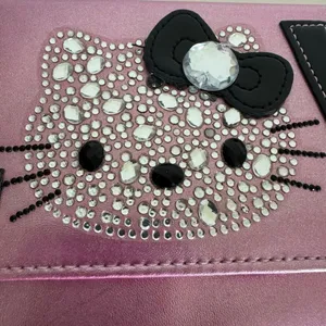 Hello Kitty 2012 Metallic Pink Rhinestone Clutch NEW thumbnail 7