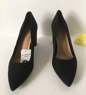 Black Suede Heels, Size 9 thumbnail 4