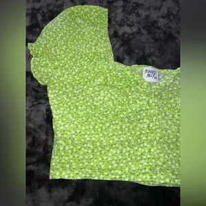 Princess Polly Laguna Top in Green Size 8 thumbnail 8