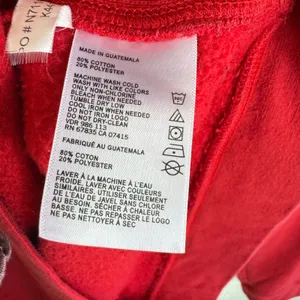 Nautica Red Crewneck Sweatshirt Womens XL Logo Pullover Preppy Classic thumbnail 5