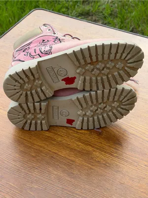 Timberland Pink 6 Inch Boots Girls US 6.5 Custom Art Leather Lace Up thumbnail 11