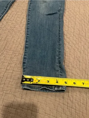 American Eagle Next Level Stretch Skinny Jeans - Blue Wash - Size 10 Long thumbnail 9
