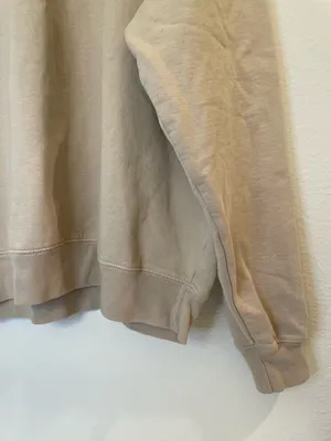 John Galt‎ Women’s Light Brown Polo Crew Neck Sweatshirt Size S thumbnail 6