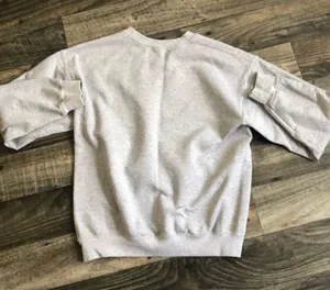 But First Wine Crew Neck Gray Size M thumbnail 2