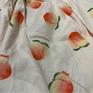 PINK Victoria’s Secret Peach Emoji Boxy PJ’s Bottom; Small thumbnail 6
