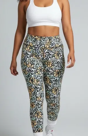 Nike One Women's Dri-FIT Plus Size Mid-Rise Training Leggings 2XL thumbnail 1