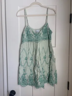 Urban Outfitters Embroidered Jamie Babydoll Dress thumbnail 3