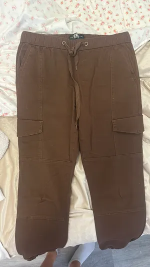 REWASH Brown Cargo Pants thumbnail 2