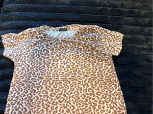 Cotton On Leopard Print Short Sleeve Dress - Brown & Cream thumbnail 6