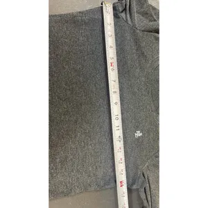 Lauren Ralph Lauren Women’s Dark Gray Scoop Neck Long Sleeve LRL Logo Top M thumbnail 7