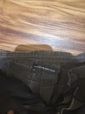Brandy Melville Kim Cargo Pants Grey thumbnail 3