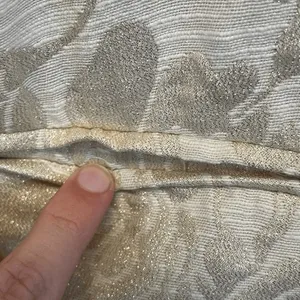 GEORGE Me‎ Designs By Mark Eisen Blazer Women's Size 12 Cream Floral Metallic thumbnail 11