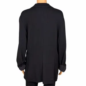 TAHARI My Perfect Shape black stretchy 3 button blazer w/patch pockets Size 1X thumbnail 8