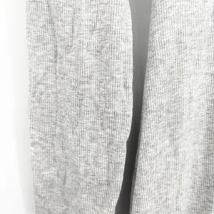 Aerie Womens Grey Ribbed Long Sleeve Low Back Bodycon Lounge Maxi Dress Size M thumbnail 10