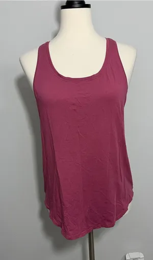 Lululemon Medium Mauve Moss Rose Pleated Love Tank Top thumbnail 1