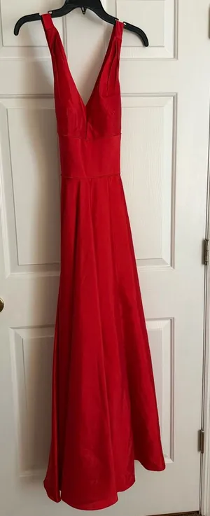 Sherri Hill Red Dress thumbnail 1