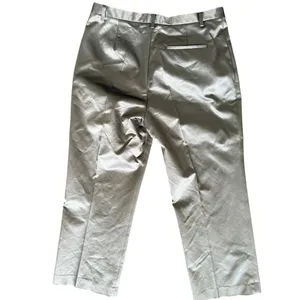 Vintage Y2K 2001 Gap Grey Satin Crop Ankle Low Rise Pants Minimalist thumbnail 5