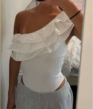 ZARA White Bodysuit thumbnail 1
