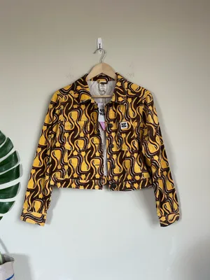 NWT Lucy & Yak Organic Corduroy Roxy Jacket in Feline Fine thumbnail 7