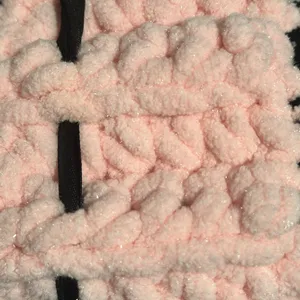Pink and Black Women's Headband winter earmuffs ear cover handmade crochet thumbnail 3