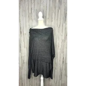 Free People‎ We The Free Londontown Thermal Top Gray Size Small Tunic Blouse thumbnail 3
