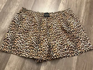 Victoria’s Secret Leopard Print Sleep Shorts thumbnail 1