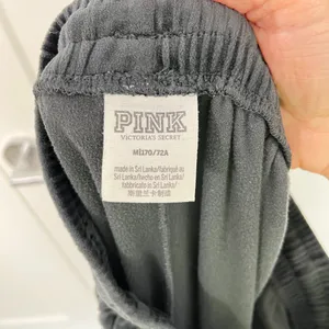 Victoria's Secret PINK Medium Black Y2K Velvet Wide Leg Pants with Pockets thumbnail 7