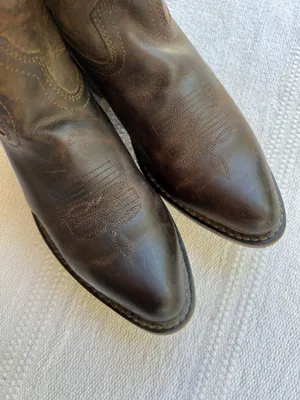 Durango Brown Leather Western Cowgirl Boots Size 7 thumbnail 6