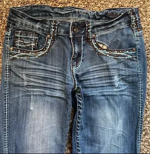 Low rise Bootcut Jeans thumbnail 3